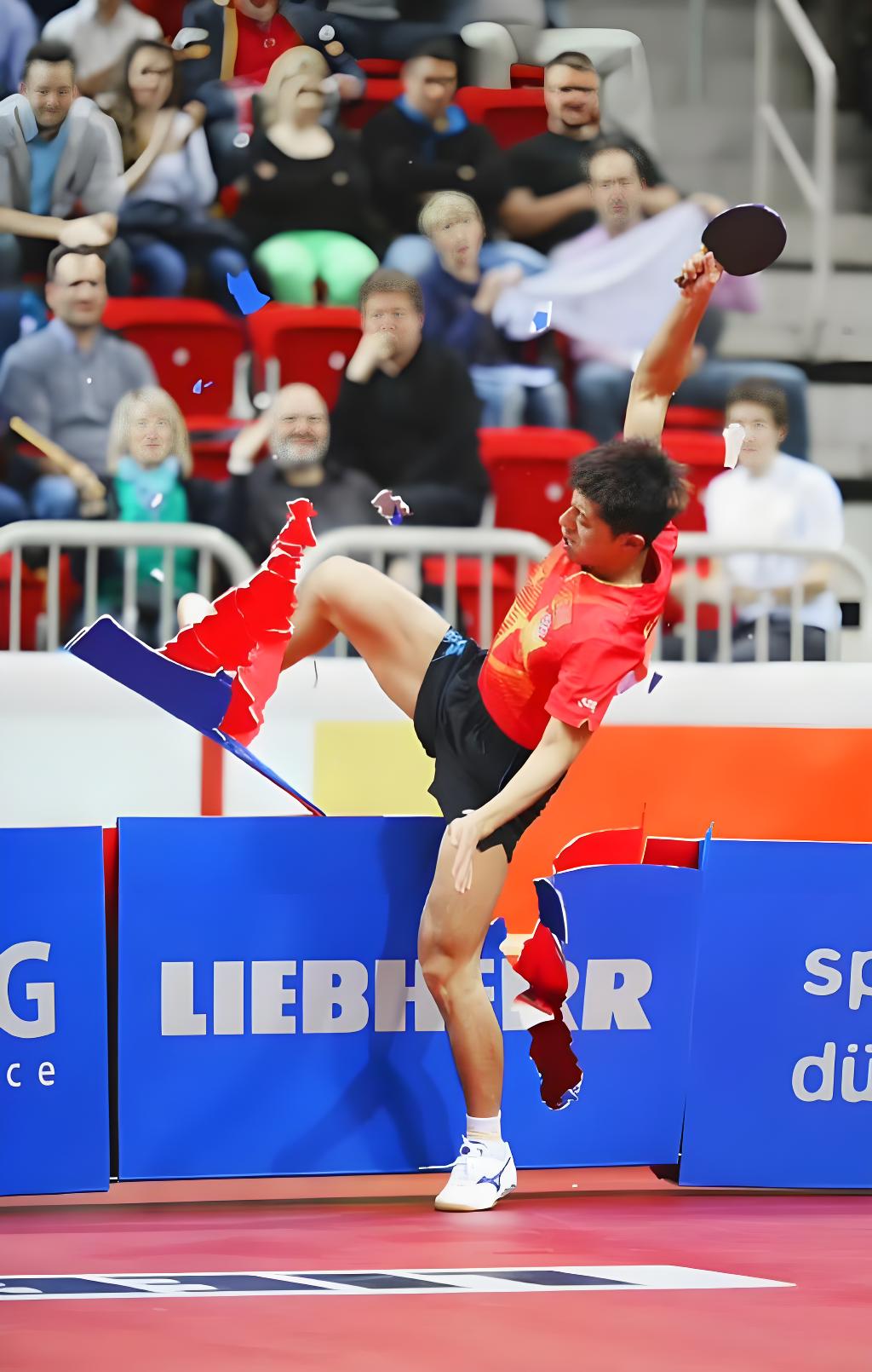 德国乒乓球队险胜韩国乒乓球队，张继科绝境逆转