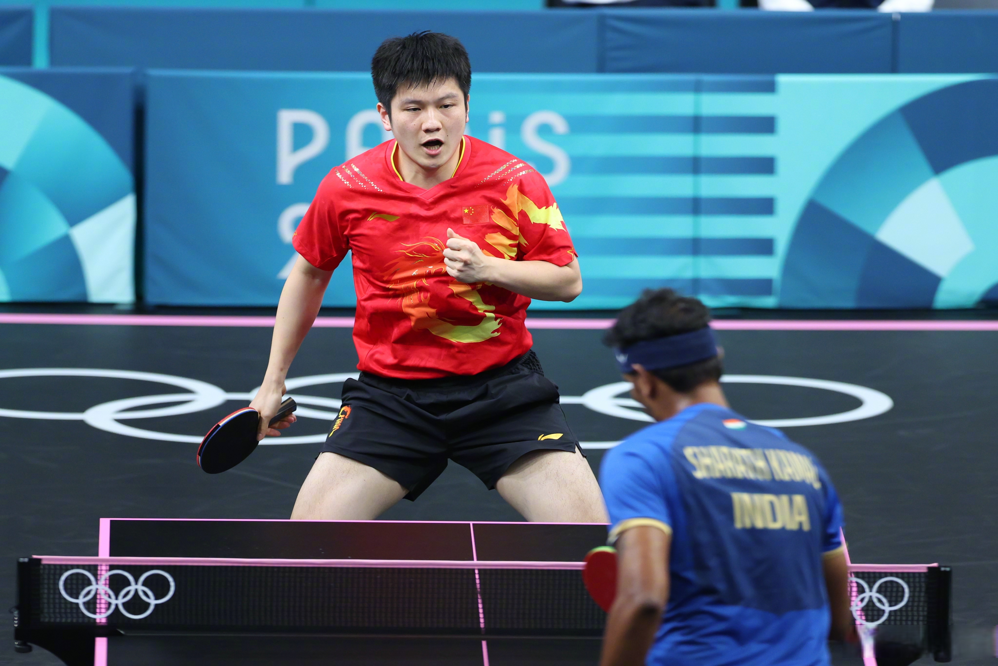 奥地利队鏖战日本队，樊振东带队取胜